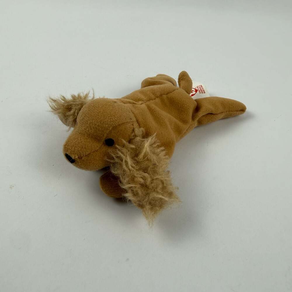 Ty Beanie Baby Spunky The Cocker Spaniel Dog Plush Stuffed Toy